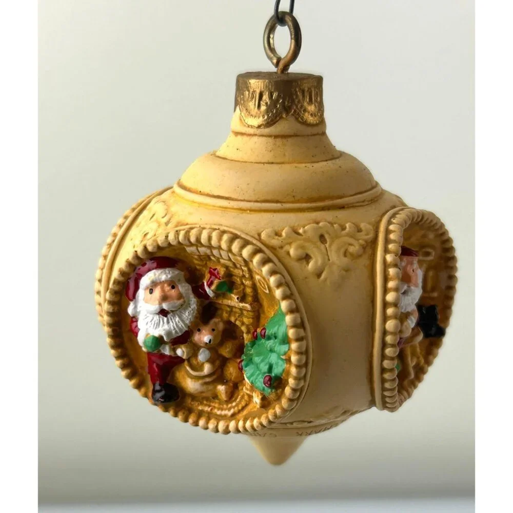 Hallmark Ornament Vintage 1983 Santa's On His Way Scenes of the Season Christmas